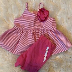 Pink Striped Matching Set for Toddler Girl